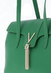 Valentino Handbags Medium Divina Satchel Bag, Verde