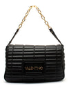 Valentino Small Quilt Satchel Bag, Black