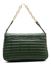 Valentino Small Quilt Satchel Bag, Militaire