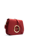 Valentino Moses Flapover Medium Crossbody Bag, Red