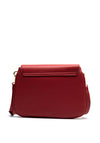 Valentino Moses Flapover Medium Crossbody Bag, Red