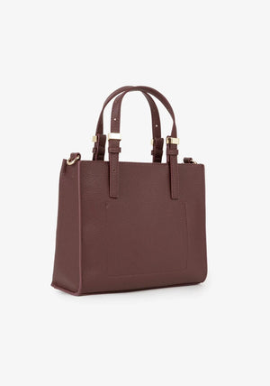 Valentino Sterling Medium Crossbody Shopping Bag, Wine