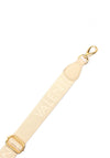 Valentino Logo Crossbody Strap, Ecru