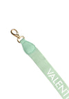 Valentino Logo Crossbody Strap, Sage