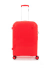 Valentino Wood 26” 8 Wheel Spinner Suitcase, Coral