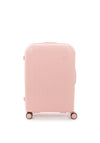 Valentino Wood 26” 8 Wheel Spinner Suitcase, Powder Pink
