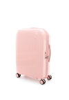Valentino Wood 26” 8 Wheel Spinner Suitcase, Powder Pink
