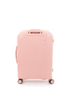 Valentino Wood 26” 8 Wheel Spinner Suitcase, Powder Pink