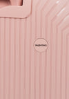 Valentino Wood 26” 8 Wheel Spinner Suitcase, Powder Pink