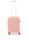 Valentino Wood 21” 8 Wheel Spinner Cabin Suitcase, Powder Pink
