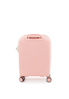 Valentino Wood 21” 8 Wheel Spinner Cabin Suitcase, Powder Pink