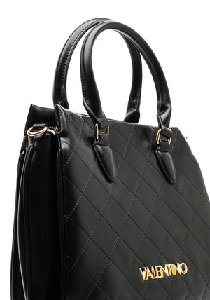 Valentino Nur Large Quilted Grab Bag, Black