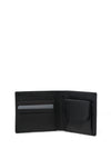 Valentino David Leather Wallet, Black