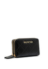 Valentino Nur Re Double Zip Wallet, Black