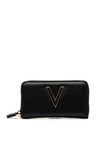 Valentino Coney V Large Wallet, Black