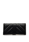 Valentino Oaxaca Quilted Large Wallet, Black