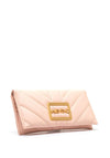 Valentino Oaxaca Quilted Large Wallet, Rose
