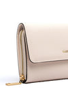 Valentino Catalunya Wallet with Shoulder Strap, Ecru