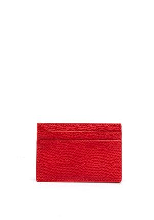 Valentino Montmartre Mini Card Wallet, Red