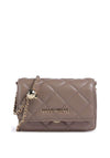 Valentino Ocarina Quilted Crossbody Bag, Taupe