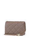 Valentino Ocarina Quilted Crossbody Bag, Taupe