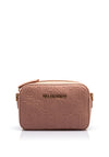 Valentino Pansy Embossed Logo Crossbody Bag, Powder Pink