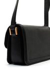 Valentino Floren Pebble Grain Mini Flap Over Crossbody Bag, Black