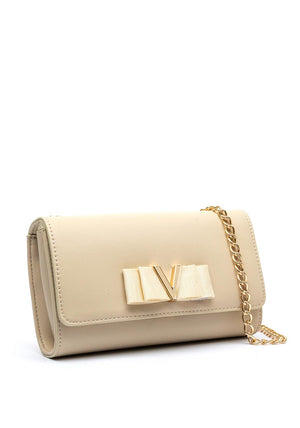 Valentino Whitney Clutch Bag, Natural