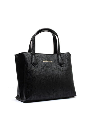 Valentino Fall Re Pebble Grain Mini Grab Bag, Black