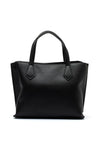 Valentino Fall Re Pebble Grain Mini Grab Bag, Black