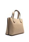 Valentino Fall Re Pebble Grain Mini Grab Bag, Beige