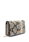 Valentino Ember Snake Print Crossbody Bag, Grey Multi
