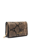 Valentino Ember Snake Print Crossbody Bag, Brown Multi