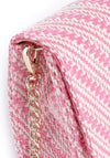 Valentino Divina Summer Woven Clutch Bag, Pink