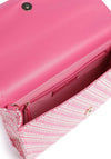 Valentino Divina Summer Woven Clutch Bag, Pink