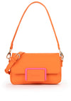 Valentino Thetis Flap Shoulder Bag, Orange