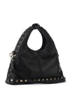 Valentino Florayne Mini Hobo Grab Bag, Black