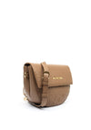 Valentino Gynevra Flap Over Crossbody Bag, Beige