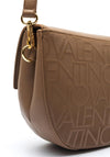 Valentino Gynevra Flap Over Crossbody Bag, Beige