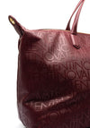 Valentino Gynevra Large Weekend Bag, Bordeaux