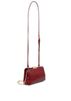 Valentino Glace Small Clutch Bag, Deep Red