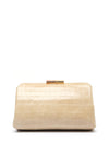 Valentino Glace Small Clutch Bag, Cream