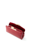 Valentino Glace Mini Clutch Bag, Deep Red