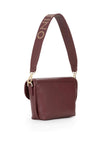 Valentino Hail Small Shoulder Bag, Bordeaux