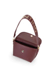 Valentino Hail Small Shoulder Bag, Bordeaux