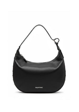 Valentino Glam Studded Large Shoulder Bag, Black