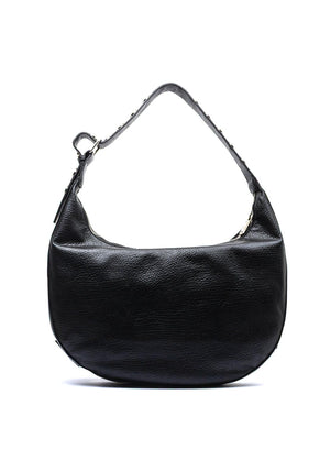 Valentino Glam Studded Large Shoulder Bag, Black