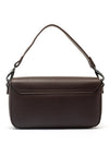 Valentino Alexia Faux Fur Detail Shoulder Bag, Brown