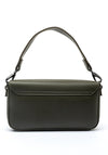 Valentino Alexia Faux Fur Detail Shoulder Bag, Dark Green