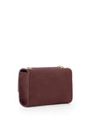 Valentino Divina Mini Suede Grab Bag, Bordeaux